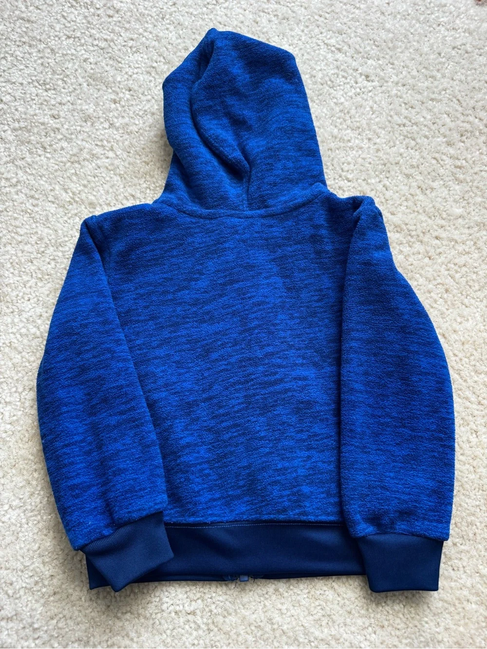 Nike Kids Royal Blue Full-Zip Hooded Jacket